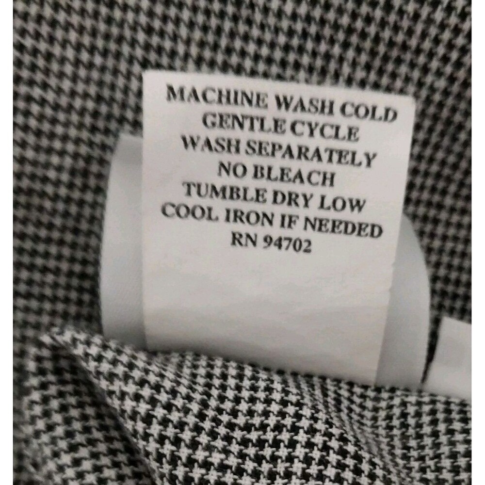 Hot Cotton Linen Minimalist Tunic Blouse Split Neck 3/4 Sleeve Neutral Boho Sz L - Picture 6 of 6